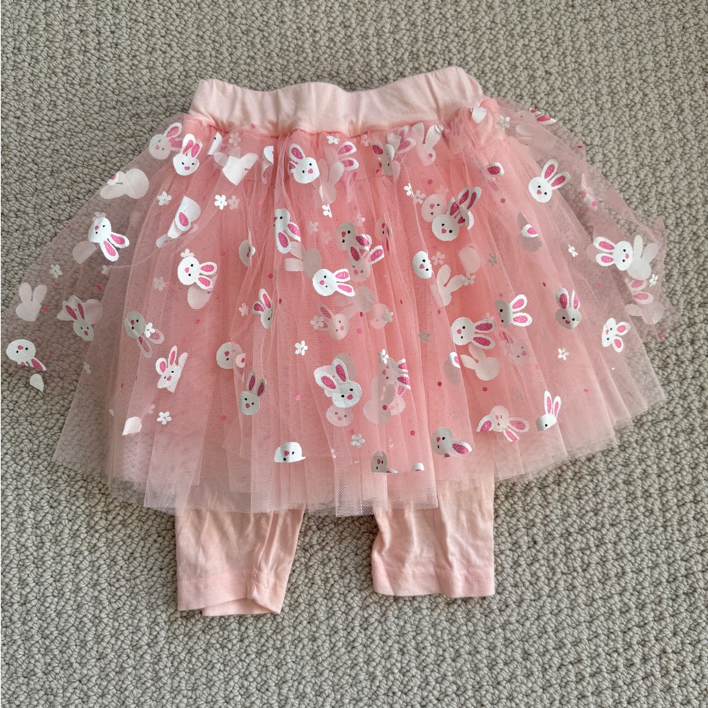 Pink Bunny Tutu with leggings